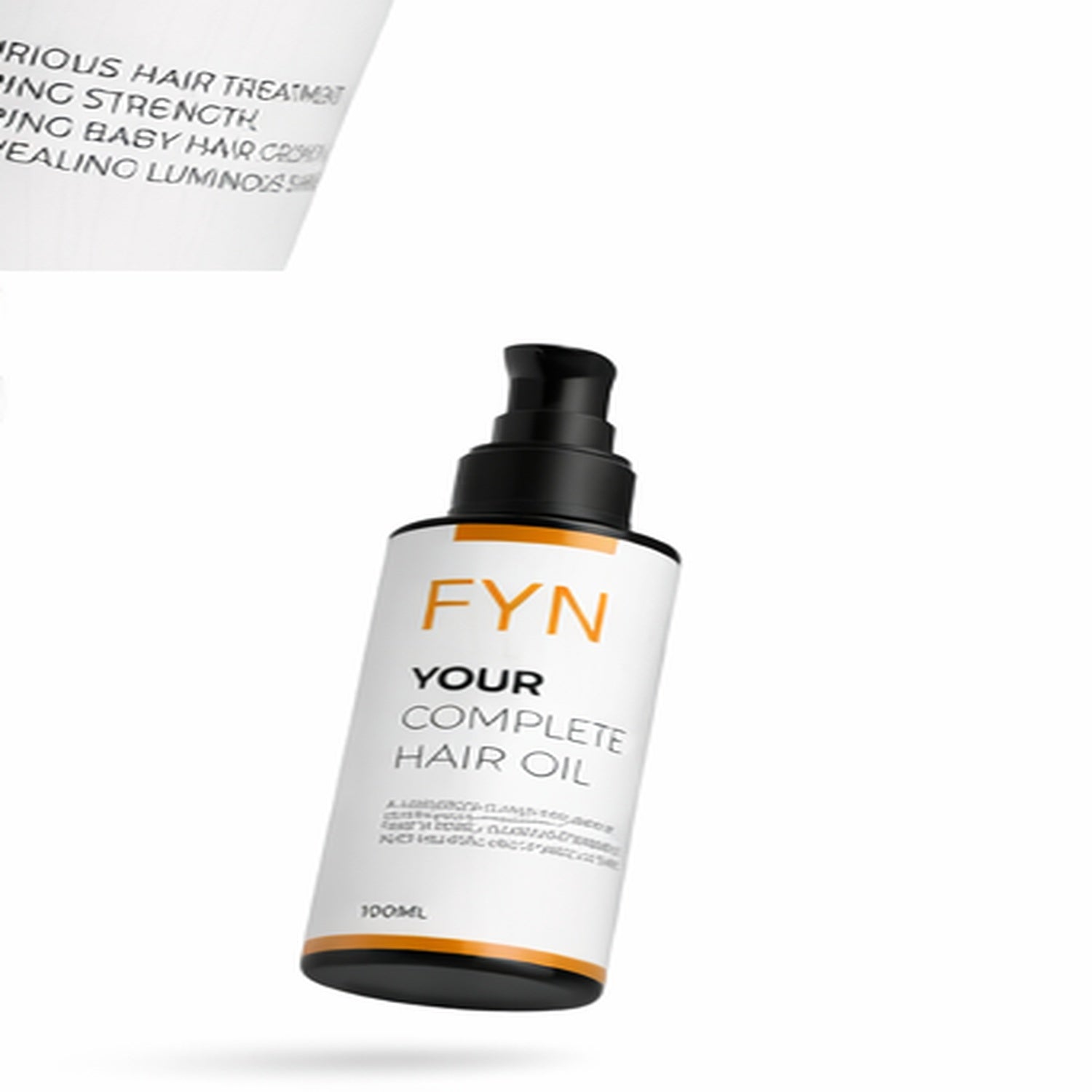 زيت شعر FYN الطبيعي المكثف – علاج التساقط والتقصف وترطيب عميق ولمعان صحي دائم | مناسب للشعر الجاف والمتضرر في العراق